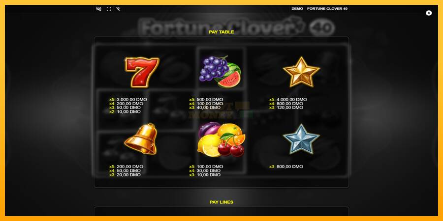 Fortune Clover 40 máquina de juego por dinero, imagen 5