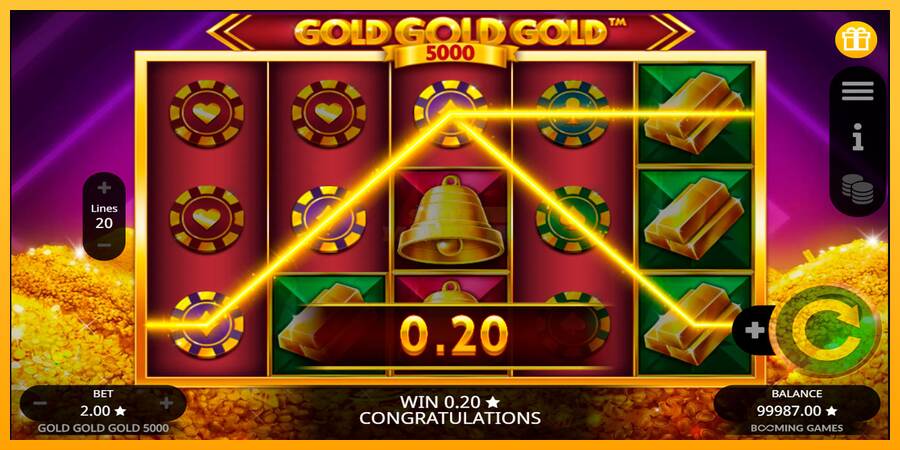 Gold Gold Gold 5000 máquina de juego por dinero, imagen 3