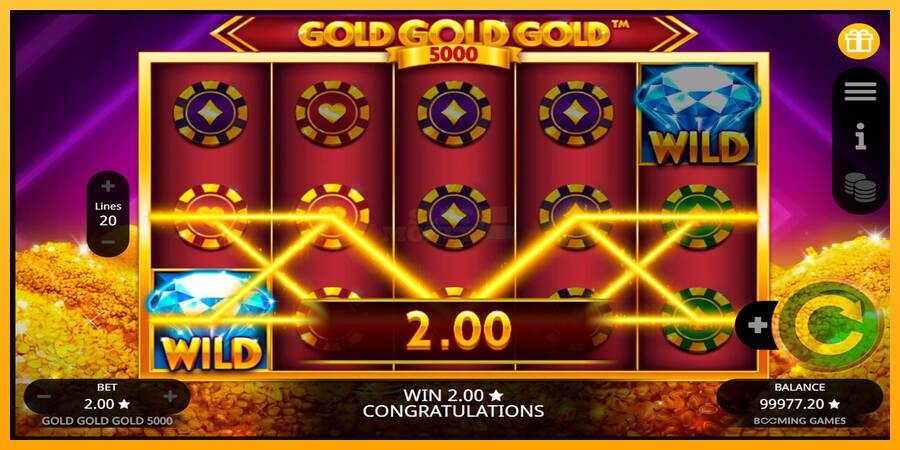 Gold Gold Gold 5000 máquina de juego por dinero, imagen 5