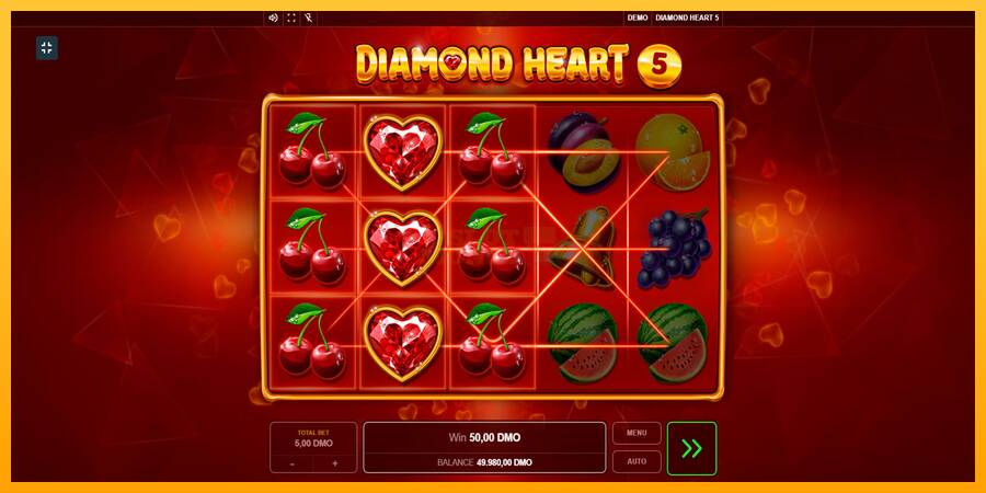 Diamond Heart 5 máquina de juego por dinero, imagen 4