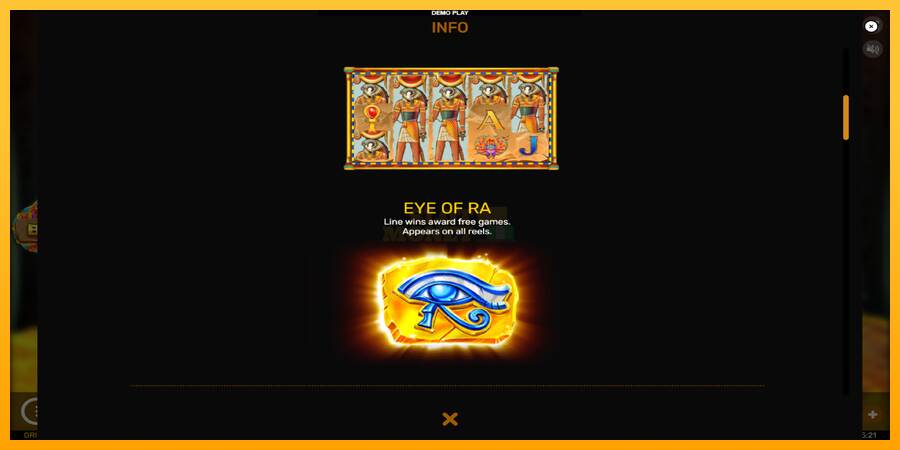 Eyes of Ra máquina de juego por dinero, imagen 5