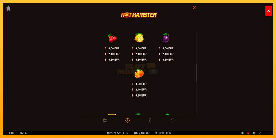 Hot Hamster máquina de juego por dinero, imagen 7