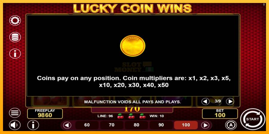 Lucky Coin Wins máquina de juego por dinero, imagen 6