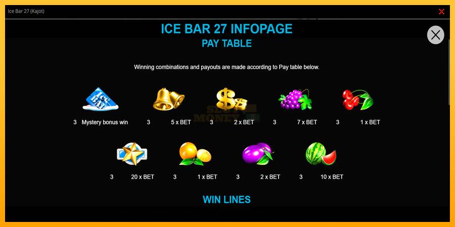 Ice Bar 27 máquina de juego por dinero, imagen 2