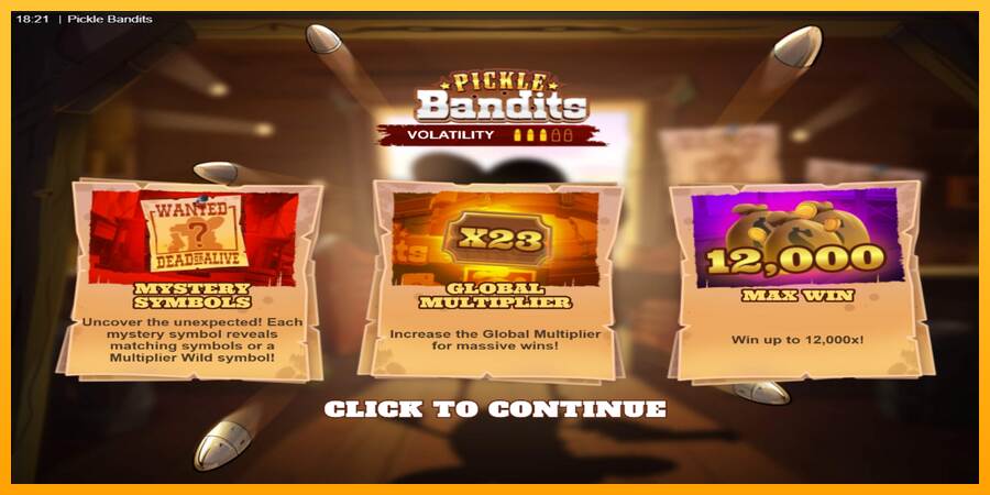 Pickle Bandits máquina de juego por dinero, imagen 1