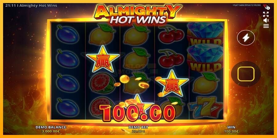 Almighty Hot Wins máquina de juego por dinero, imagen 3