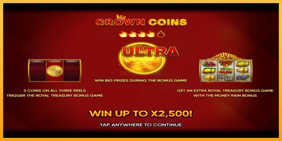 Crown Coins máquina de juego por dinero, imagen 1