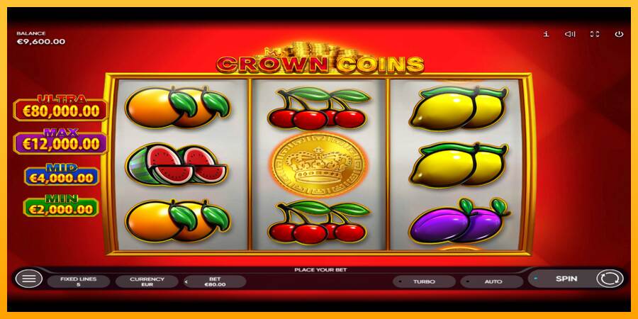 Crown Coins máquina de juego por dinero, imagen 2