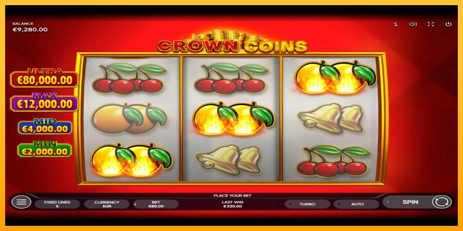 Crown Coins máquina de juego por dinero, imagen 3