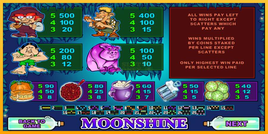 Moonshine máquina de juego por dinero, imagen 5