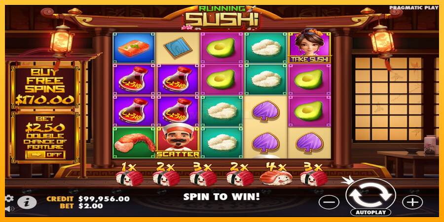 Running Sushi máquina de juego por dinero, imagen 2