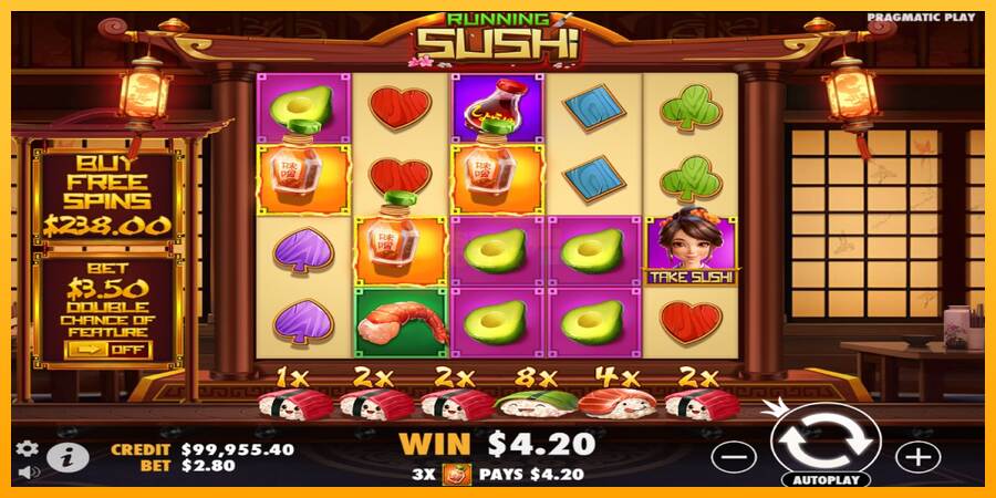 Running Sushi máquina de juego por dinero, imagen 3