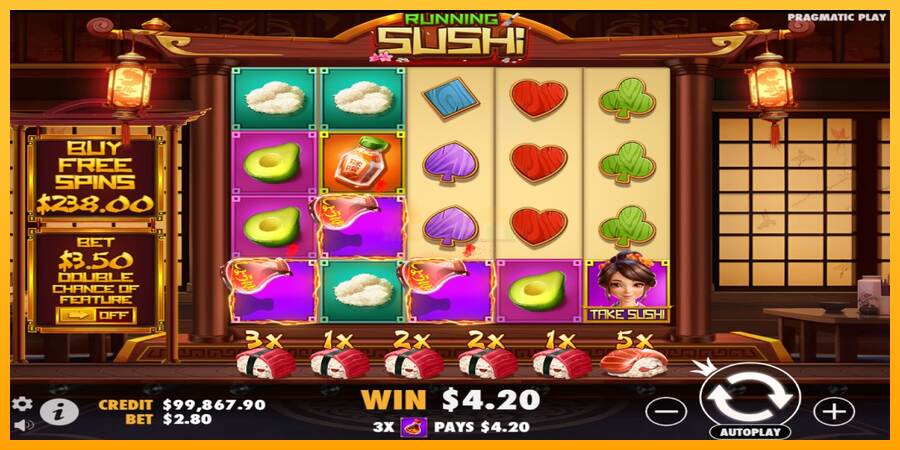 Running Sushi máquina de juego por dinero, imagen 4