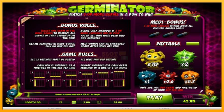 Germinator máquina de juego por dinero, imagen 2