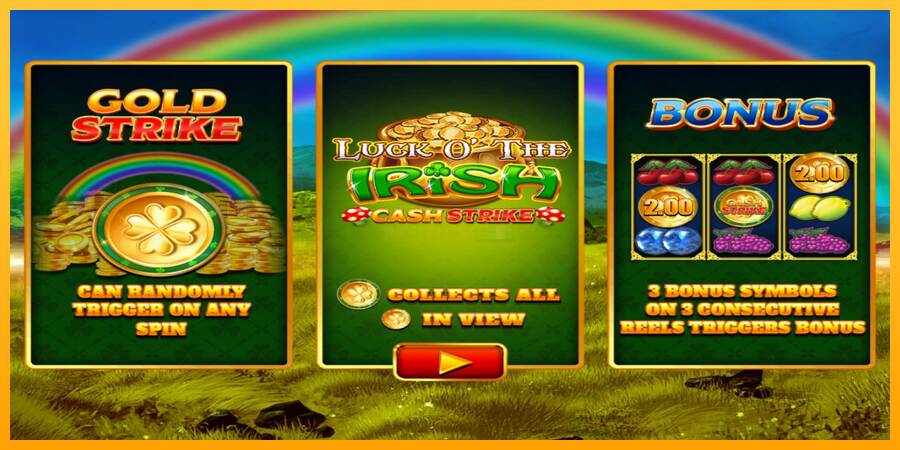 Luck O’ The Irish Cash Strike máquina de juego por dinero, imagen 1