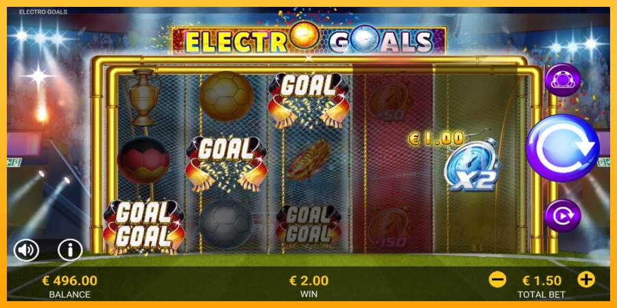 Electro Goals máquina de juego por dinero, imagen 3