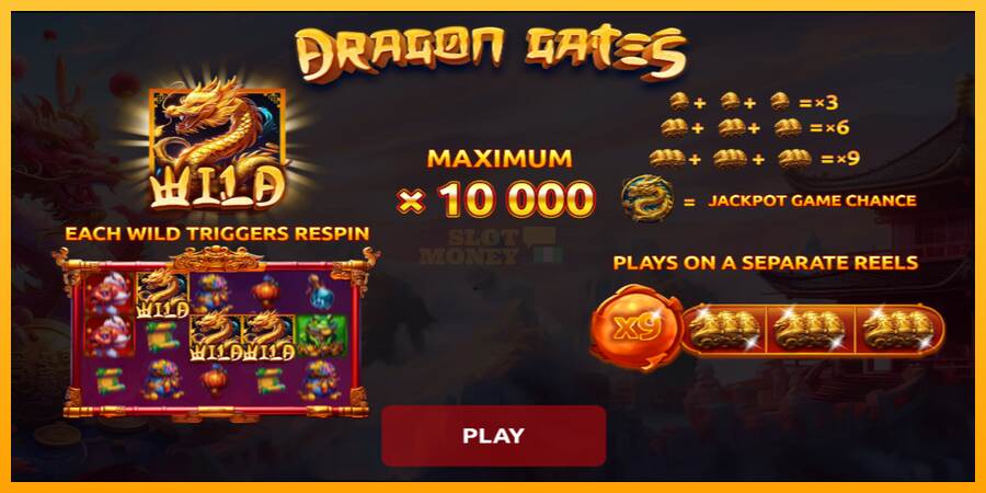 Dragon Gates máquina de juego por dinero, imagen 1