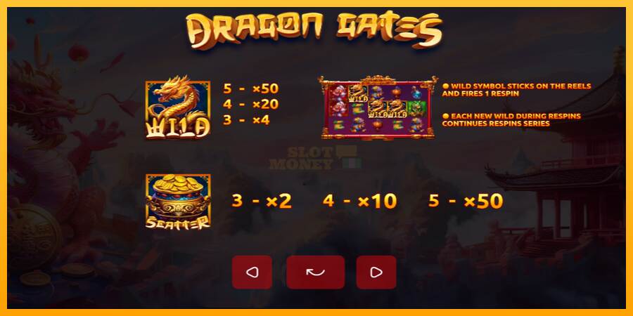 Dragon Gates máquina de juego por dinero, imagen 4