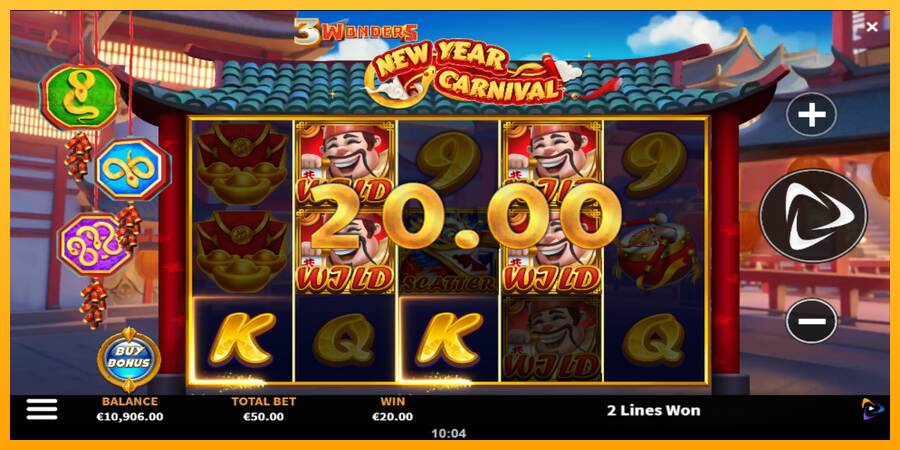 3 Wonders New Year Carnival máquina de juego por dinero, imagen 4