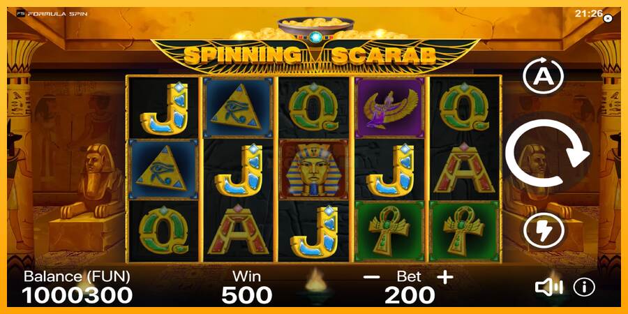 Spinning Scarab máquina de juego por dinero, imagen 3