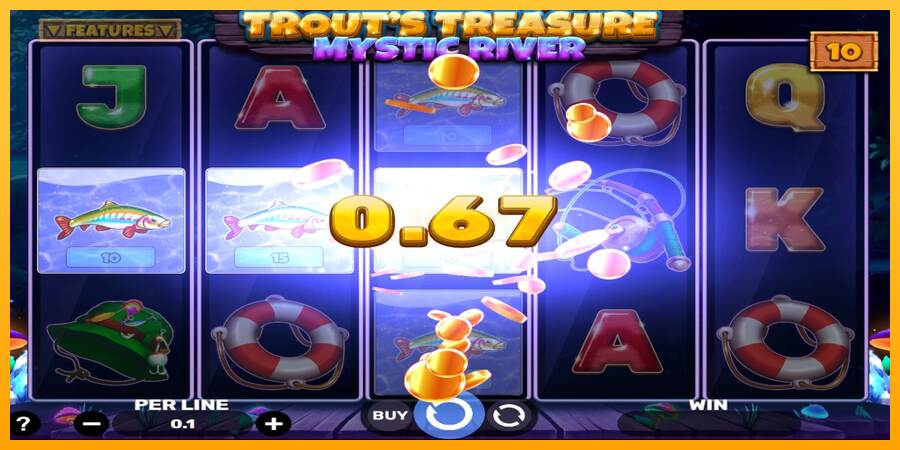 Trouts Treasure - Mystic River máquina de juego por dinero, imagen 2