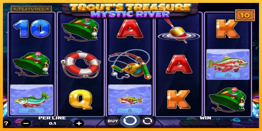 Trouts Treasure - Mystic River máquina de juego por dinero, imagen 3