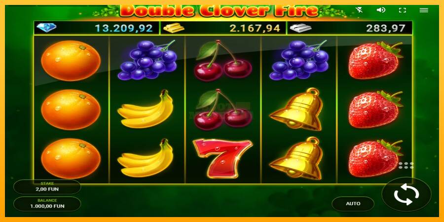 Double Clover Fire máquina de juego por dinero, imagen 1