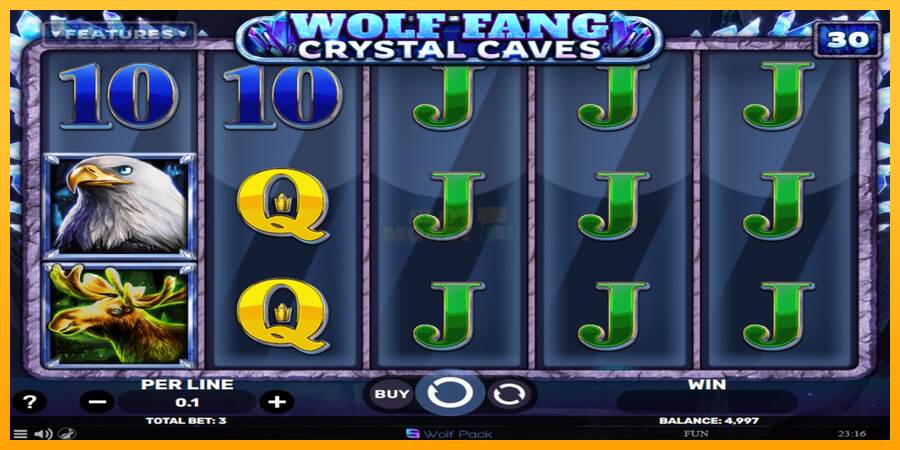 Wolf Fang - Crystal Caves máquina de juego por dinero, imagen 2