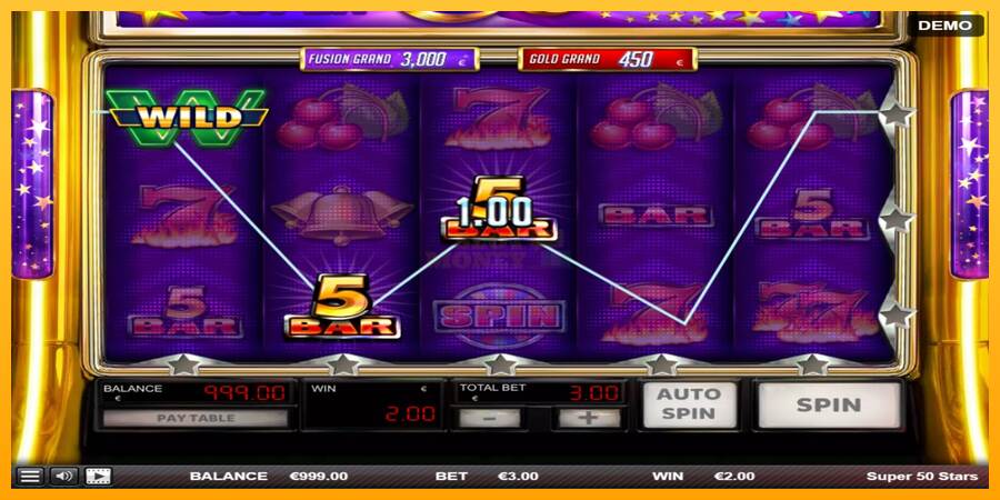 Super 50 Stars máquina de juego por dinero, imagen 3