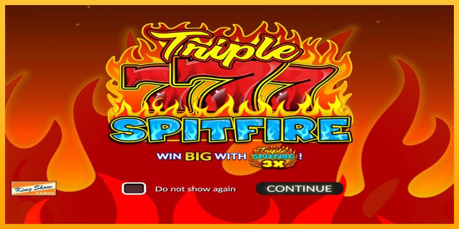 Triple 777 Spitfire máquina de juego por dinero, imagen 1