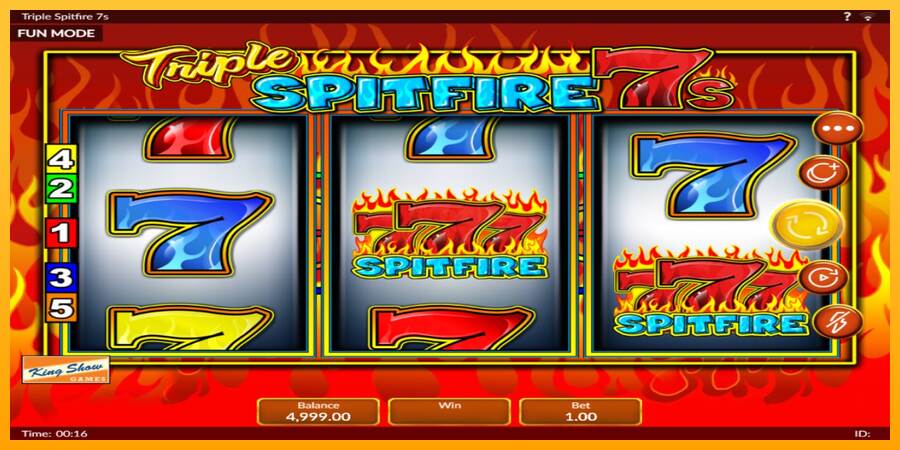 Triple 777 Spitfire máquina de juego por dinero, imagen 2