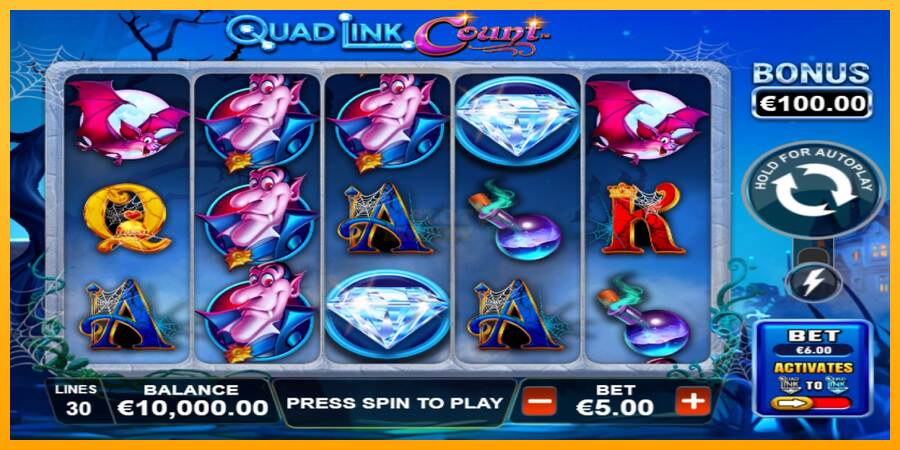 Quad Link: Count máquina de juego por dinero, imagen 1