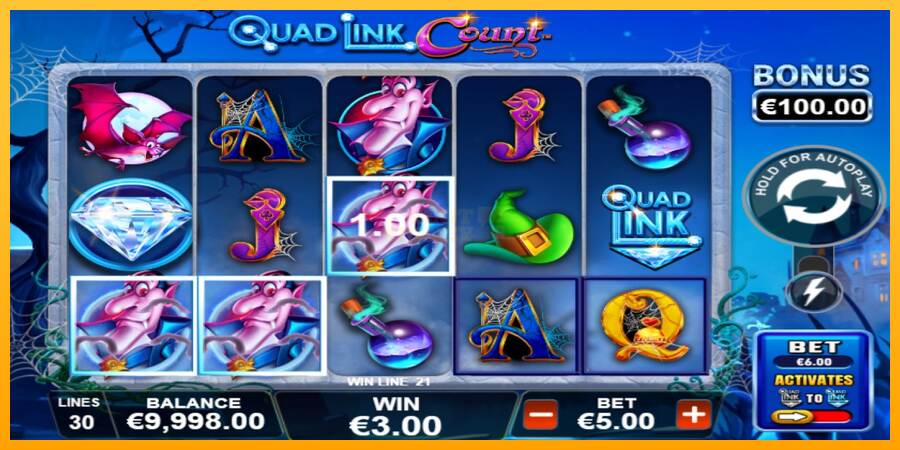 Quad Link: Count máquina de juego por dinero, imagen 2