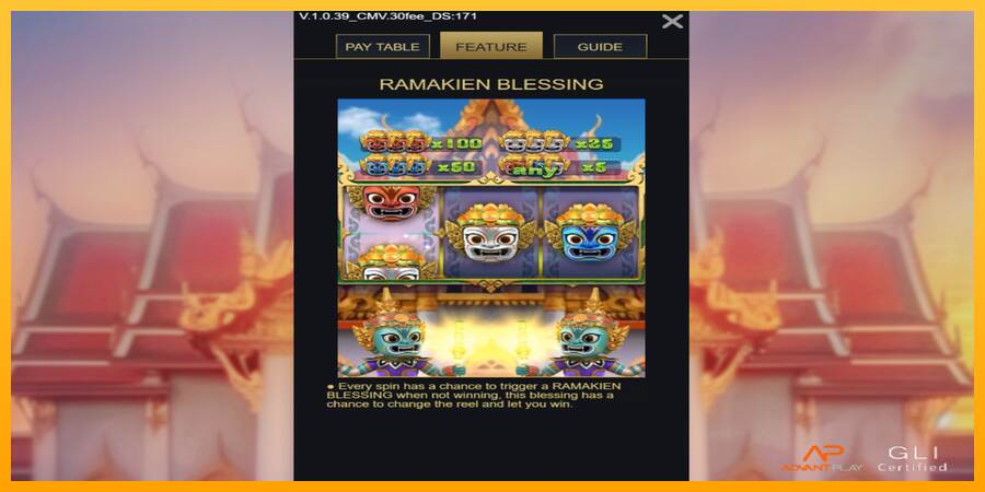 Ramakien Blessing máquina de juego por dinero, imagen 4