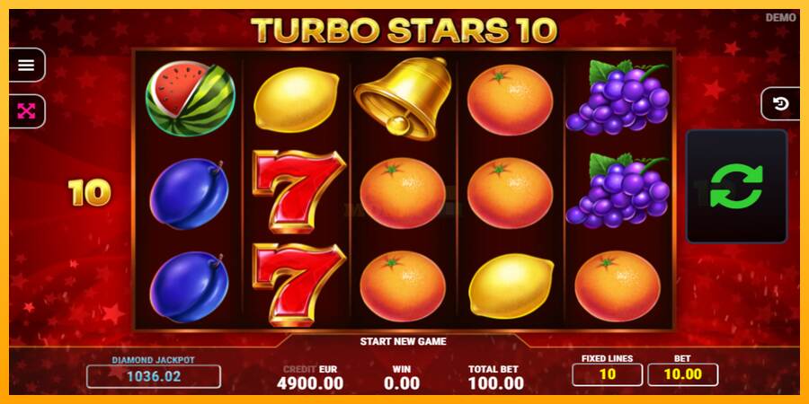 Turbo Stars 10 máquina de juego por dinero, imagen 2