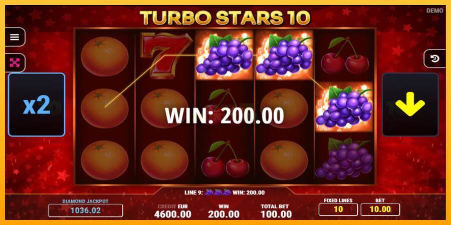 Turbo Stars 10 máquina de juego por dinero, imagen 3