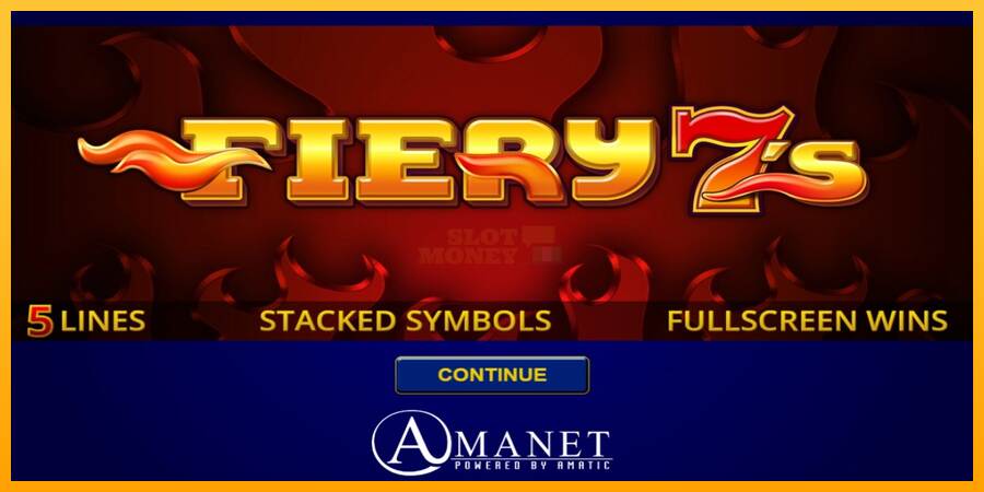 Fiery 7s máquina de juego por dinero, imagen 1