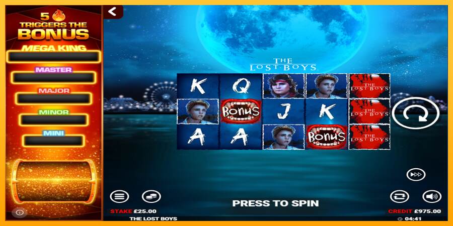 The Lost Boys Rapid Fire Jackpots máquina de juego por dinero, imagen 1