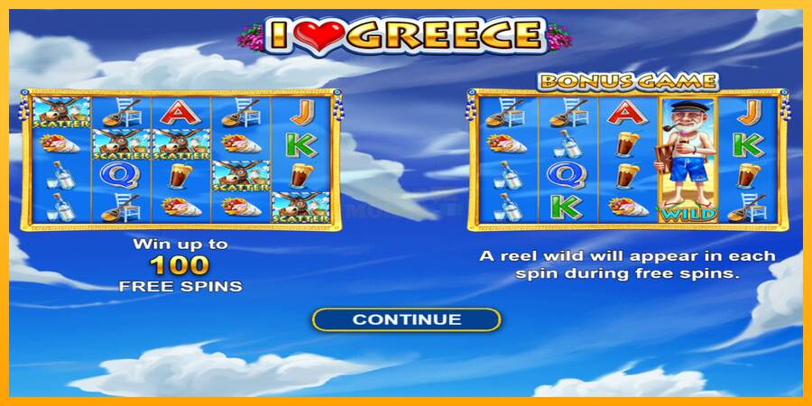 I Love Greece máquina de juego por dinero, imagen 1