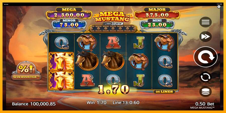 Mega Mustang máquina de juego por dinero, imagen 2