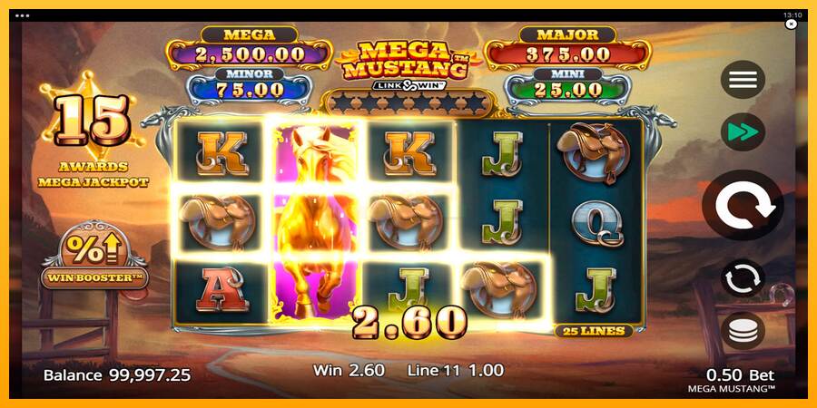 Mega Mustang máquina de juego por dinero, imagen 4