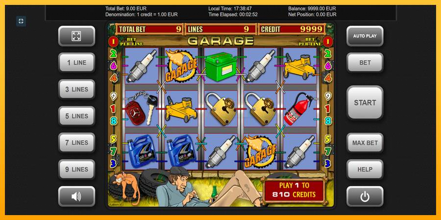 Garage máquina de juego por dinero, imagen 1