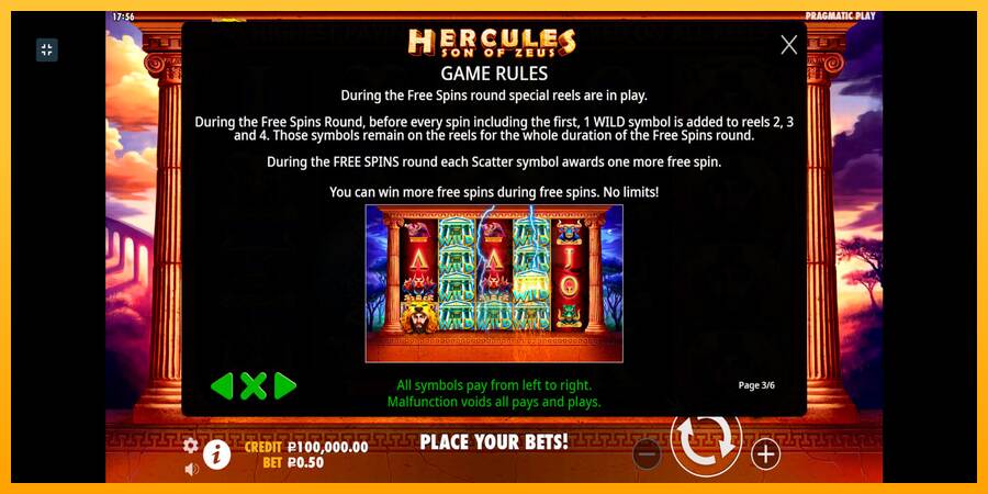 Hercules Son of Zeus máquina de juego por dinero, imagen 5