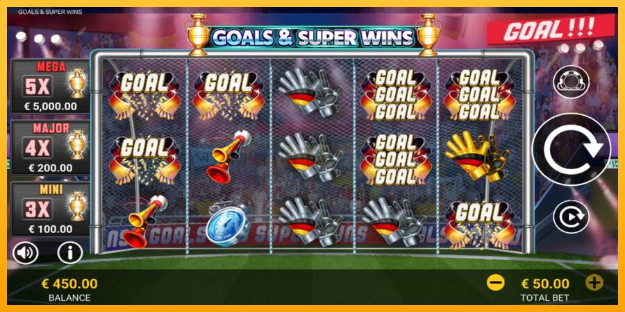 Goals & Super Wins máquina de juego por dinero, imagen 2