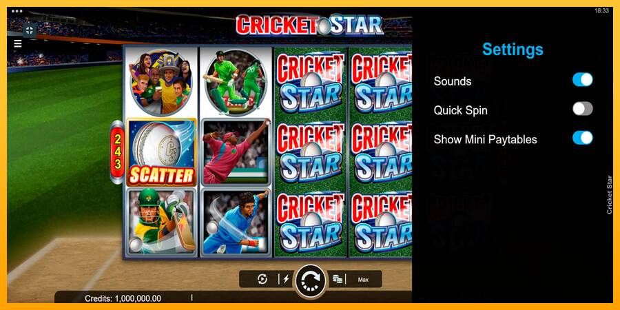 Cricket Star máquina de juego por dinero, imagen 2