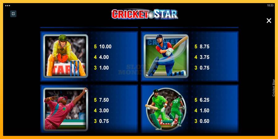 Cricket Star máquina de juego por dinero, imagen 4