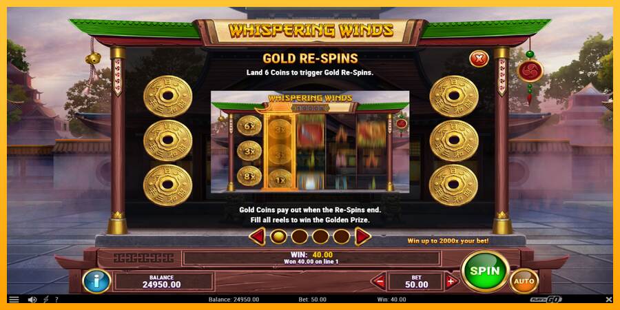 Whispering Winds máquina de juego por dinero, imagen 5