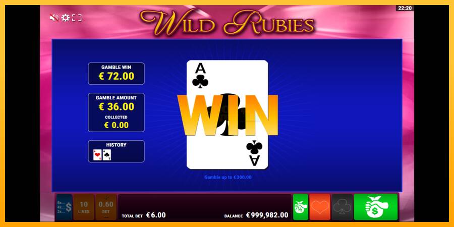 Wild Rubies máquina de juego por dinero, imagen 5