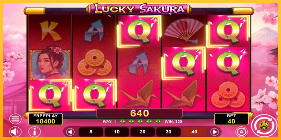 Lucky Sakura Win Spins máquina de juego por dinero, imagen 3