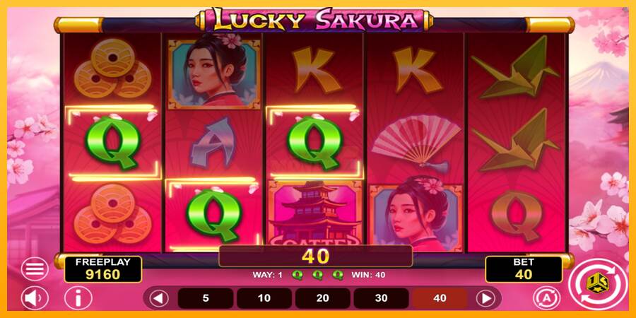 Lucky Sakura Win Spins máquina de juego por dinero, imagen 4